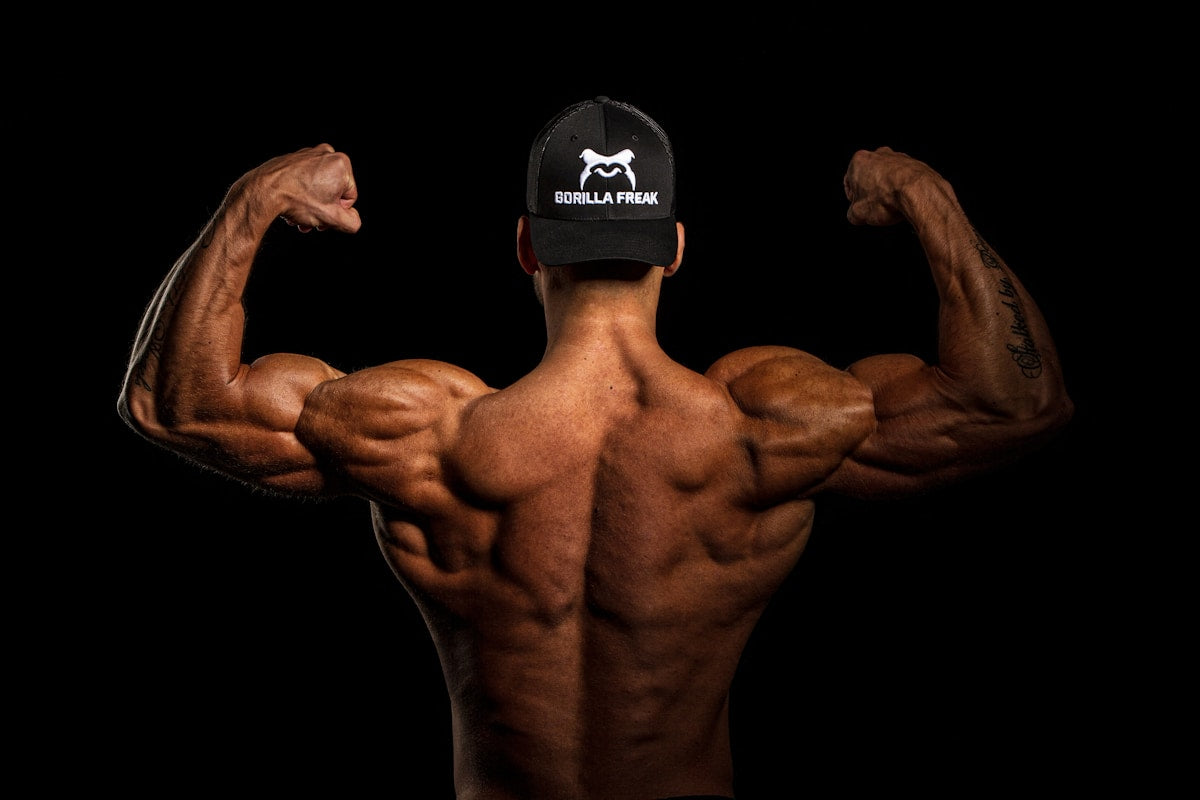 man wearing weighted vest outdoor training over 35 bone density strength