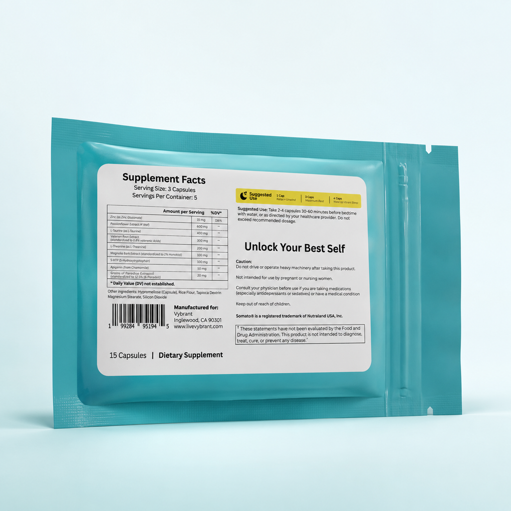 Vybrant Sleep 5-Day Sample Pack
